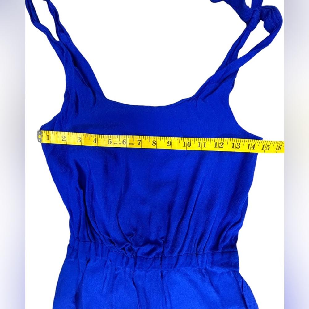NWT Madewell- Summer Tie shoulder jumpsuit- XXS - Picture 5 of 8